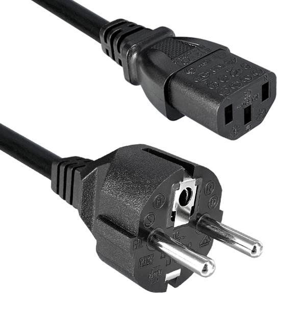 [4206] Buerotika Computer Power Cable High Quality 1.5M | PWR-CBL-PC
