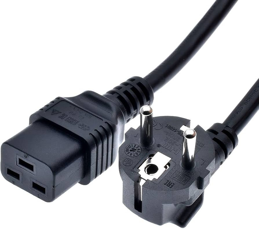 [4209] Buerotika Full Copper, High Quality (3m) | Server Power Cable Flat C19 Pin