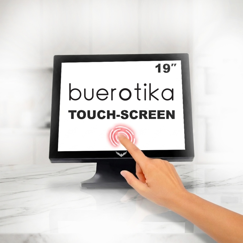 [4779] Buerotika 19" Touch Screen Monitor – 1280x1024 60Hz, VGA Port | B19MT1