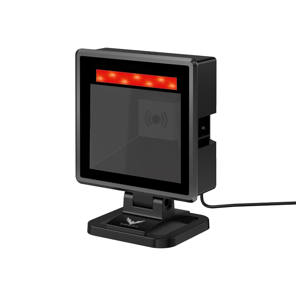 Buerotika USB 2D Desktop Barcode Scanner – Auto Sensing, High-Speed Arm Processor | BS106D
