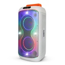 KB Elements ELITE Karaoke Speaker with Dual 6" Subwoofers & 2 Wireless VHF Microphones – EA103KW