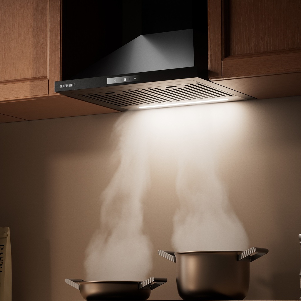 [1185] KB Elements Premium Pyramid Kitchen Hood – ELK60PR1